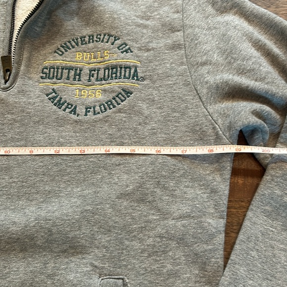 Collegiate Half Zip Sweater USF University of South Florida - Picture 6 of 8